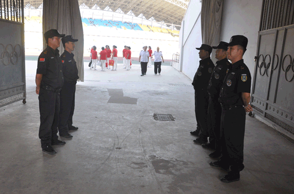 周口市第三屆運動會安全保衛工作之嚴肅認真